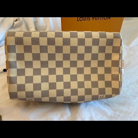 🎈🎈SOLD🎈🎈Louis Vuitton Speedy 25 Azur Bandouliere🌸 - Picture 9 of 16
